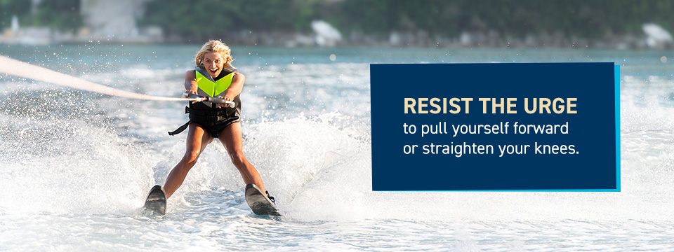 Resist the urge to pull forward 
